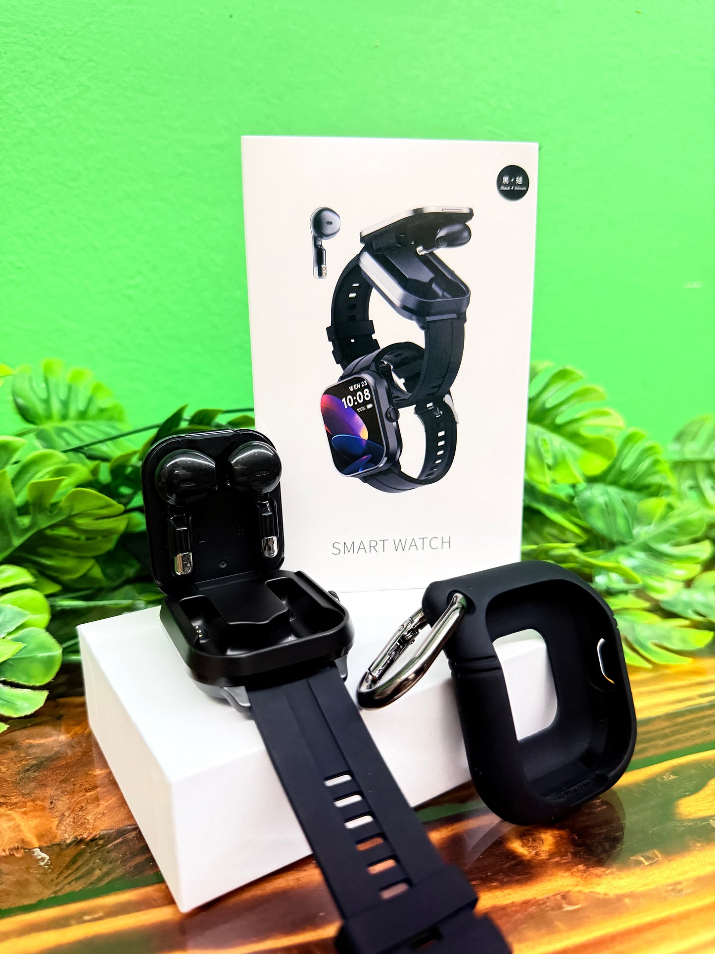 Ρολόι με ακουστικά